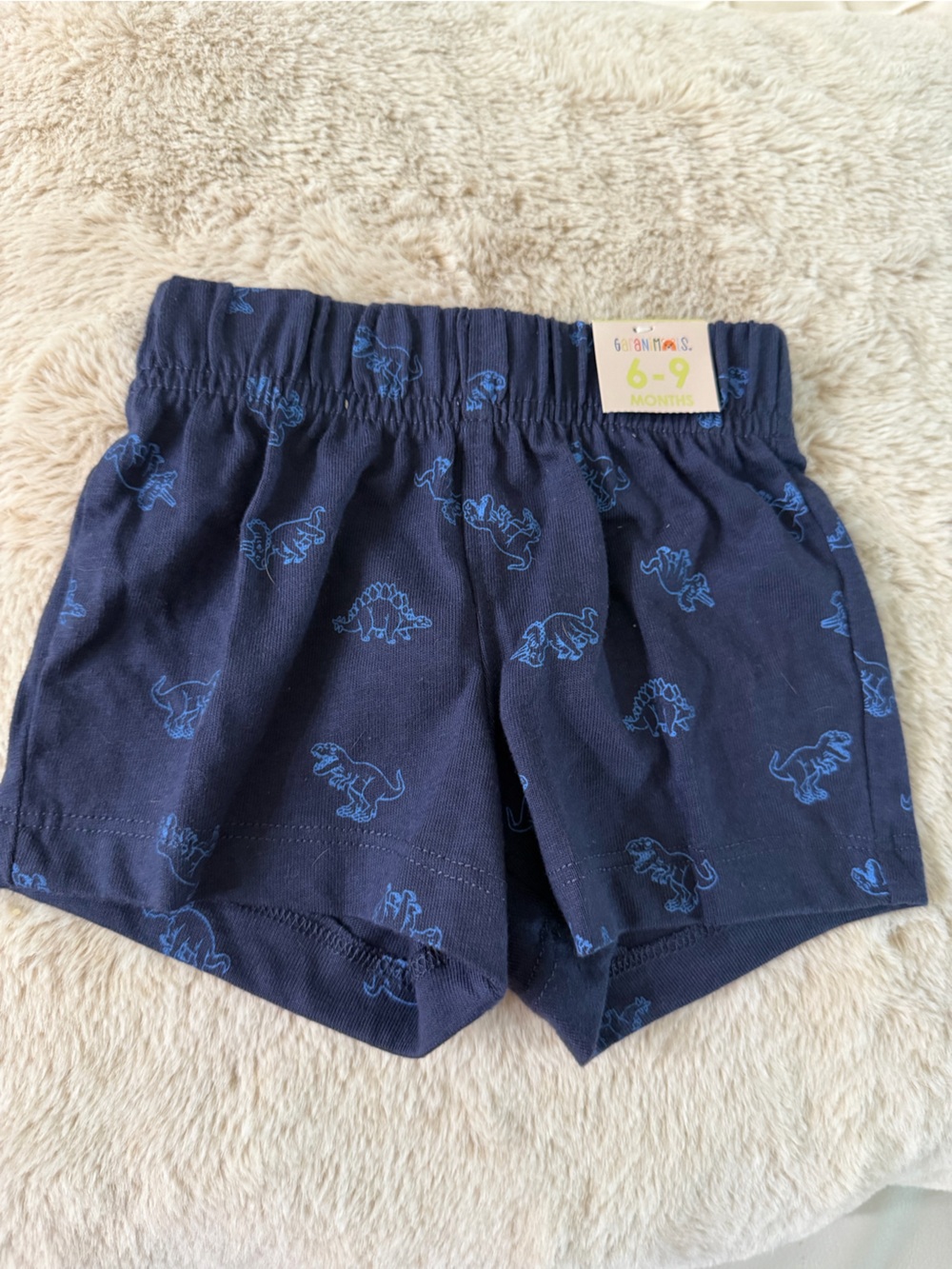 Garanimals Navy Blue Dinosaur Print Shorts